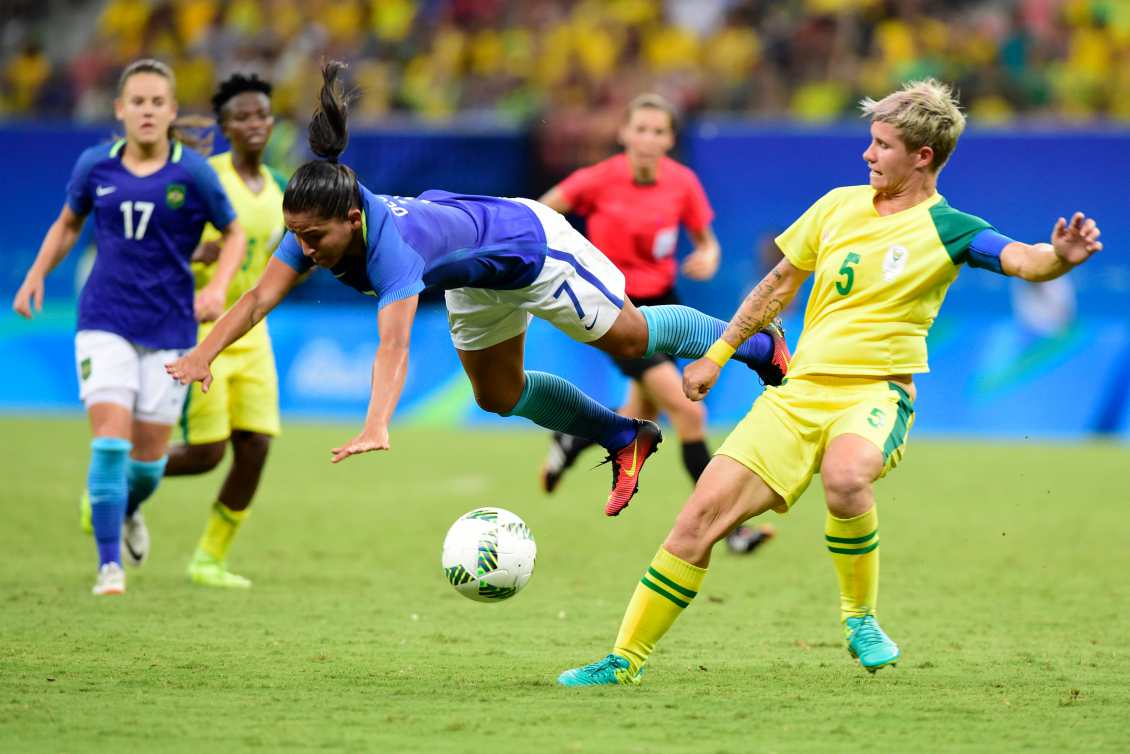 South Africa v Brazil Women’s Football Olympics Day 4